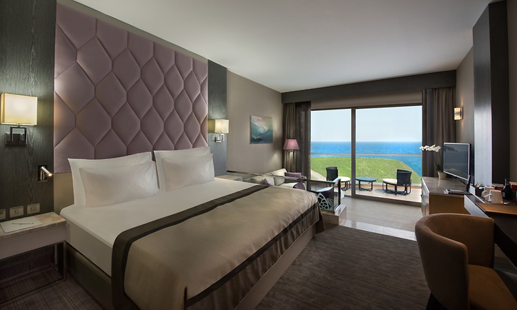 Elexus Hotel Resort / deniz manzaralı deluxe oda