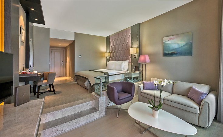 Elexus Hotel Resort / kara manzaralı deluxe oda
