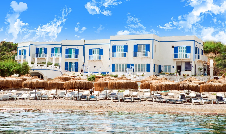 Datça Otel Mavi Beyaz  